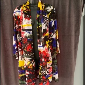 Ali Miles Colorful Cardigan